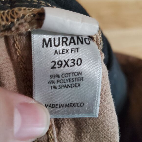 Murano Jeans Mens 29x30 Brown Alex Fit Corduroy Stretch Classic 5-Pocket *Read* - Picture 5 of 13